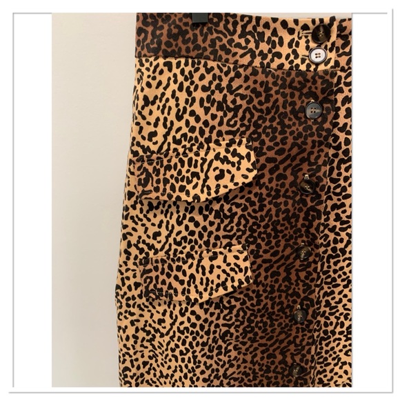 NWT Mare Mare x Anthropologie Midi Utility Skirt Medium - Picture 5 of 15